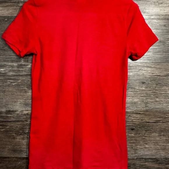 PINK Victoria's Secret Red and Gold Graphic Tee - Picture 8 of 8